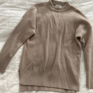 Abercrombie sand sweater